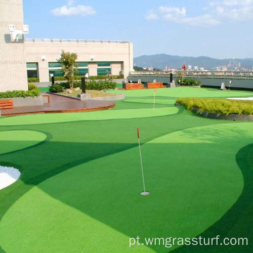 Grama artificial de grama verde para campo de golfe